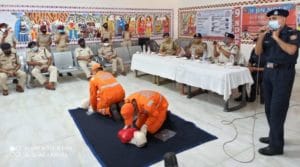 NDRF ने रेलवे पुलिस के GRP और RPF को दिया प्रशिक्षण