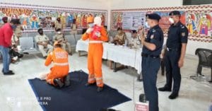 NDRF ने रेलवे पुलिस के GRP और RPF को दिया प्रशिक्षण
