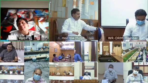 भारतीय रेल के 2320 कर्मचारियों ने ली वर्चुअल रिटायरमेंट