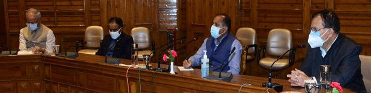 Cm जयराम ठाकुर ने कोरोना वायरस के संक्रमण को फैलने से रोकने के दिए निर्देश