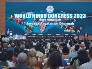 World Hindu Congress : प्रभाव पैदा करने पर ही मिलेगी हिन्दुओं को प्रतिष्ठा : स्वामी विज्ञानानंद