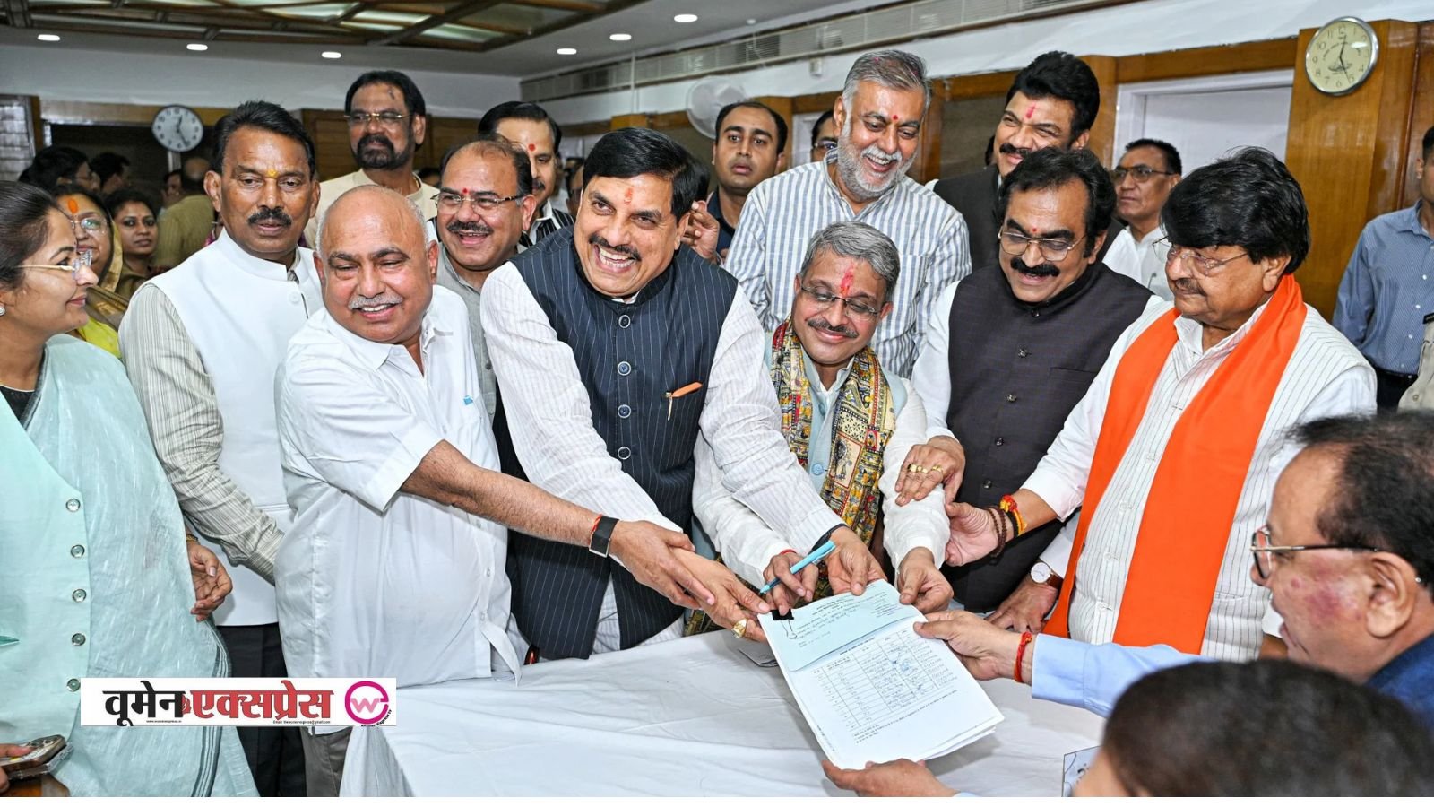 मध्य प्रदेश से भाजपा के राज्यसभा उम्मीदवारों ने भरा नामांकन, रजनीश अग्रवाल और तरुण चुघ ने जताया आभार